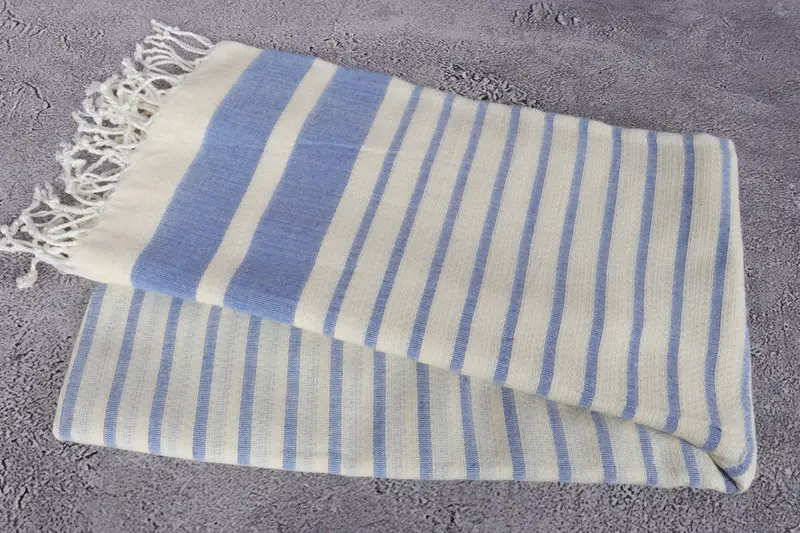 Best Beach Towel, 70x40 Cotton Striped Towel, Anniversary Gift For Her, Spa Towel, Gift For Her, Girl Trip Party Favor, Turkish hand towel - 6