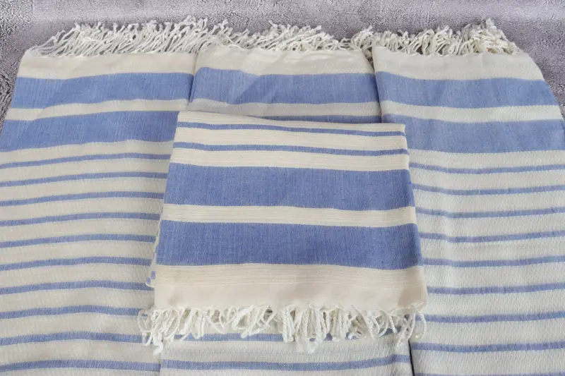 Best Beach Towel, 70x40 Cotton Striped Towel, Anniversary Gift For Her, Spa Towel, Gift For Her, Girl Trip Party Favor, Turkish hand towel - 4