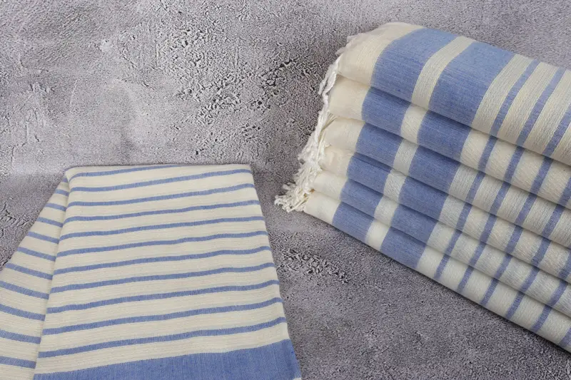 Best Beach Towel, 70x40 Cotton Striped Towel, Anniversary Gift For Her, Spa Towel, Gift For Her, Girl Trip Party Favor, Turkish hand towel - 2