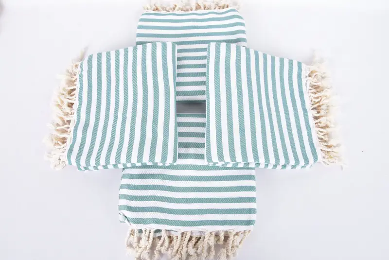 70x40 Cotton Striped Towel, Monogrammed Beach Towel, Monogram Towels, Organic towel, Best Friend Wedding Gift, Best Friend Gift Ideas, Luxury towel - 6