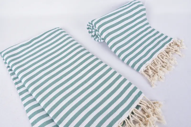 70x40 Cotton Striped Towel, Monogrammed Beach Towel, Monogram Towels, Organic towel, Best Friend Wedding Gift, Best Friend Gift Ideas, Luxury towel - 7