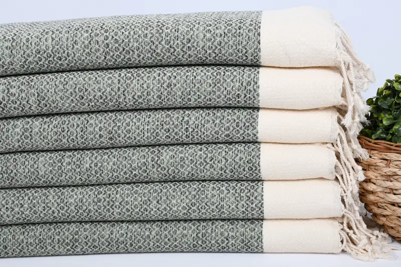 Personalized Hand Towel, 40x20 Cotton Diamond Towel, Personalized Dish Towel, Personalized Kitchen Towel, Personalized Wedding Gift, Travel Towel - 3