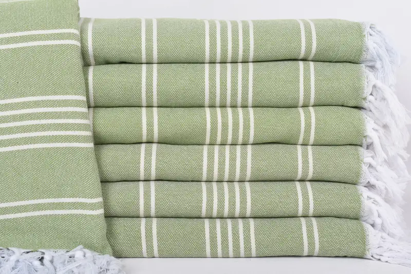 Bridal Shower Gift, 96x70 Cotton Striped Towel, Monogram Blanket, Shower Curtain, Bachelorette Gifts, Girl Trip Party Favor, Gift For Her - 1