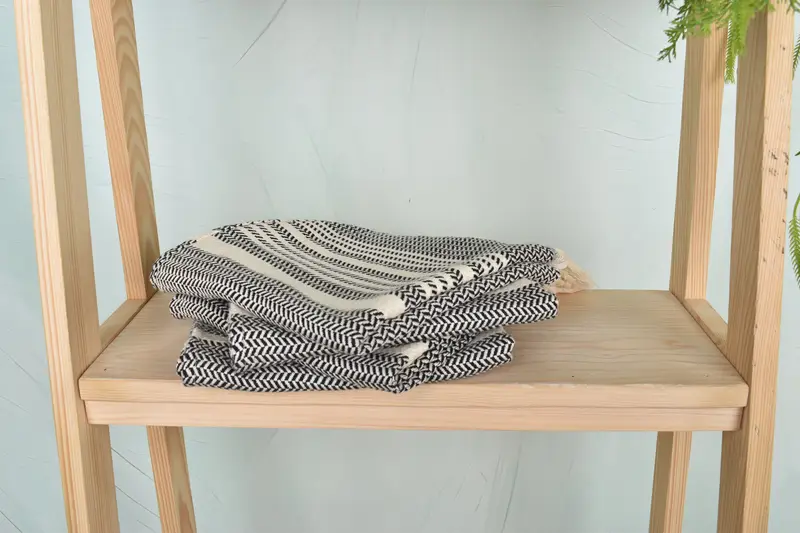 Personalized Gift, Gym Towel, 40x18 Cotton Striped Towel, Small Bath Towels, Wedding Favors, Bulk Order Towel, Travel Towel, Gift For Bride - 7