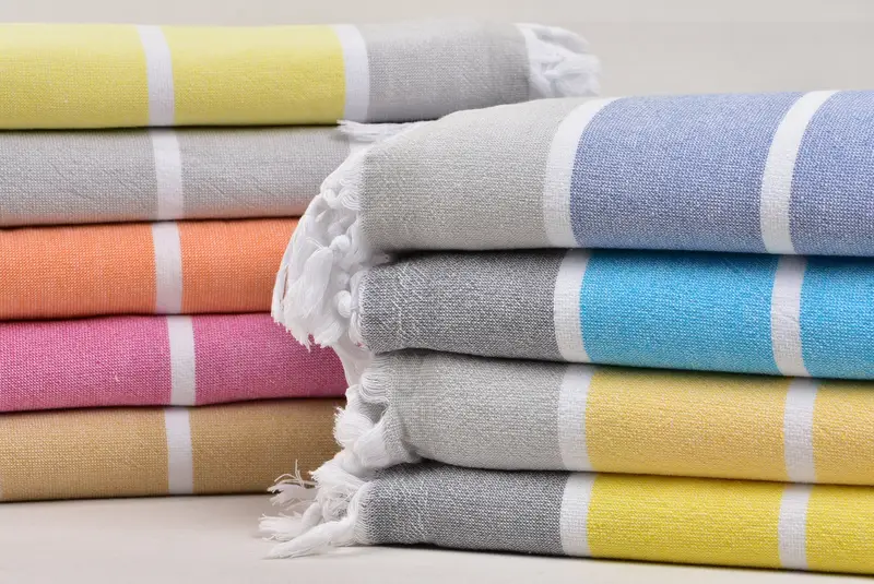 Wedding Gift, 68x40 Cotton Striped Terry Towel, Turkish Towel Bulk, Boyfriend Christmas Gift, Travel towel, Monogram Beach Towel, Monogram Towels - 1