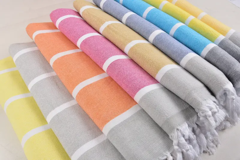 Wedding Gift, 68x40 Cotton Striped Terry Towel, Turkish Towel Bulk, Boyfriend Christmas Gift, Travel towel, Monogram Beach Towel, Monogram Towels - 6