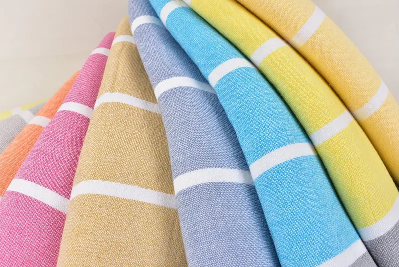 Wedding Gift, 68x40 Cotton Striped Terry Towel, Turkish Towel Bulk, Boyfriend Christmas Gift, Travel towel, Monogram Beach Towel, Monogram Towels - 5