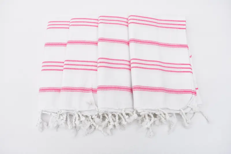 Kitchen Towel, 40x24 Cotton Striped Towel, Personalized Dish Towel, Gym Towel, Best Wedding Gift, Wedding Gift, Personalize Gift, Bridesmaid Towel - 3