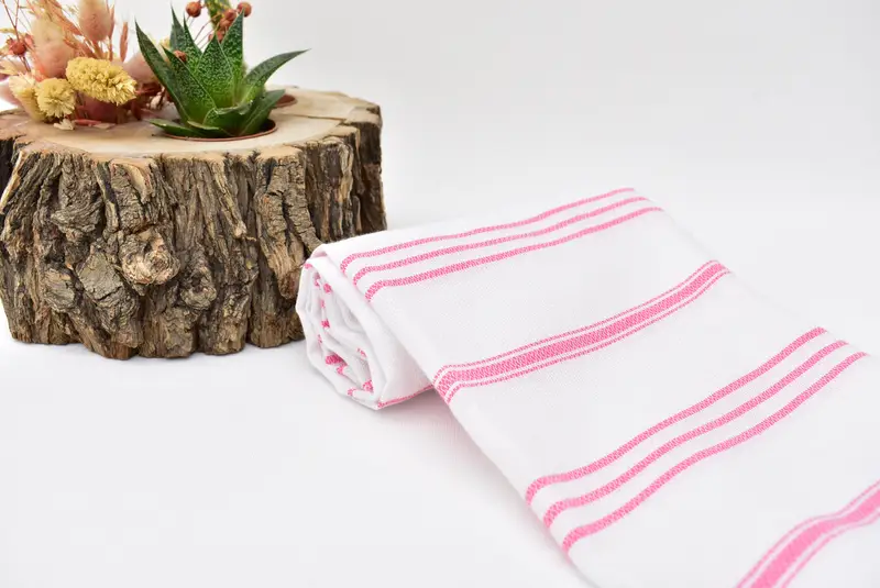 Kitchen Towel, 40x24 Cotton Striped Towel, Personalized Dish Towel, Gym Towel, Best Wedding Gift, Wedding Gift, Personalize Gift, Bridesmaid Towel - 7