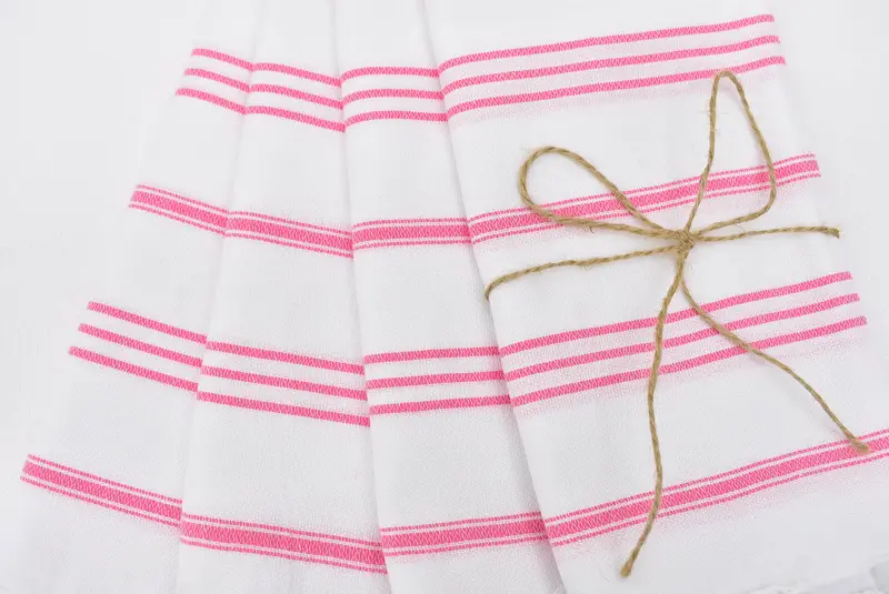 Kitchen Towel, 40x24 Cotton Striped Towel, Personalized Dish Towel, Gym Towel, Best Wedding Gift, Wedding Gift, Personalize Gift, Bridesmaid Towel - 4