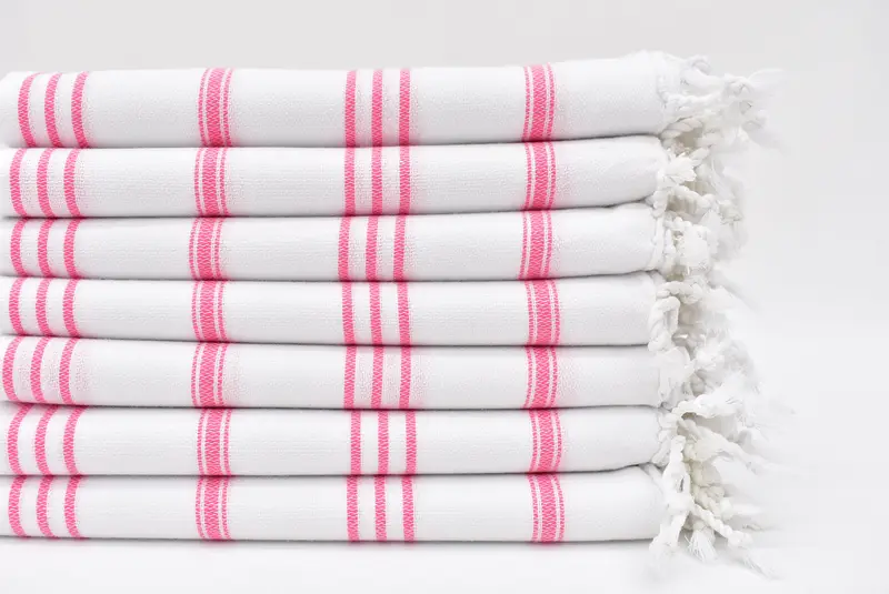 Kitchen Towel, 40x24 Cotton Striped Towel, Personalized Dish Towel, Gym Towel, Best Wedding Gift, Wedding Gift, Personalize Gift, Bridesmaid Towel - 1