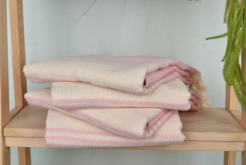 Friends Beach Towel, Home Decor Gifts, Bridal Gifts, 70x40 Cotton Striped Towel, Organic Towel, Personalized Wedding Gift, Absorbent Turkish towel - 7