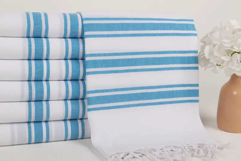 Organic towel, Valentines Gift, 70x40 Cotton Striped Towel, Handwoven Turkish bath towel, Pool Towels, Large Turkish Towel, Personalized Beach Towel - 2