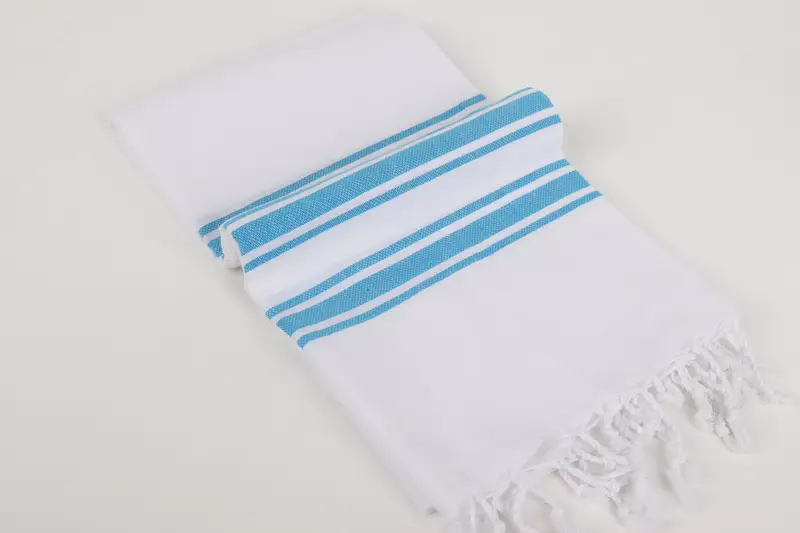 Organic towel, Valentines Gift, 70x40 Cotton Striped Towel, Handwoven Turkish bath towel, Pool Towels, Large Turkish Towel, Personalized Beach Towel - 6