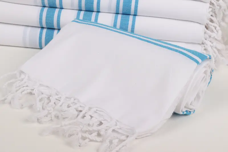 Organic towel, Valentines Gift, 70x40 Cotton Striped Towel, Handwoven Turkish bath towel, Pool Towels, Large Turkish Towel, Personalized Beach Towel - 4
