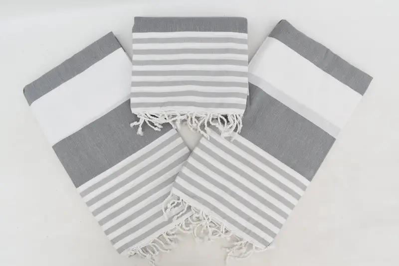 Sand-free towel, 70x40 Cotton Striped Towel, Wedding Gift For Bride, Bridesmaid Gifts, Bridesmaid Towel, Bachelorette Party Decorations - 4