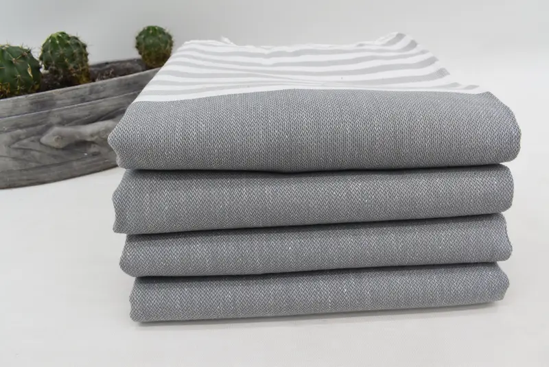 Sand-free towel, 70x40 Cotton Striped Towel, Wedding Gift For Bride, Bridesmaid Gifts, Bridesmaid Towel, Bachelorette Party Decorations - 6