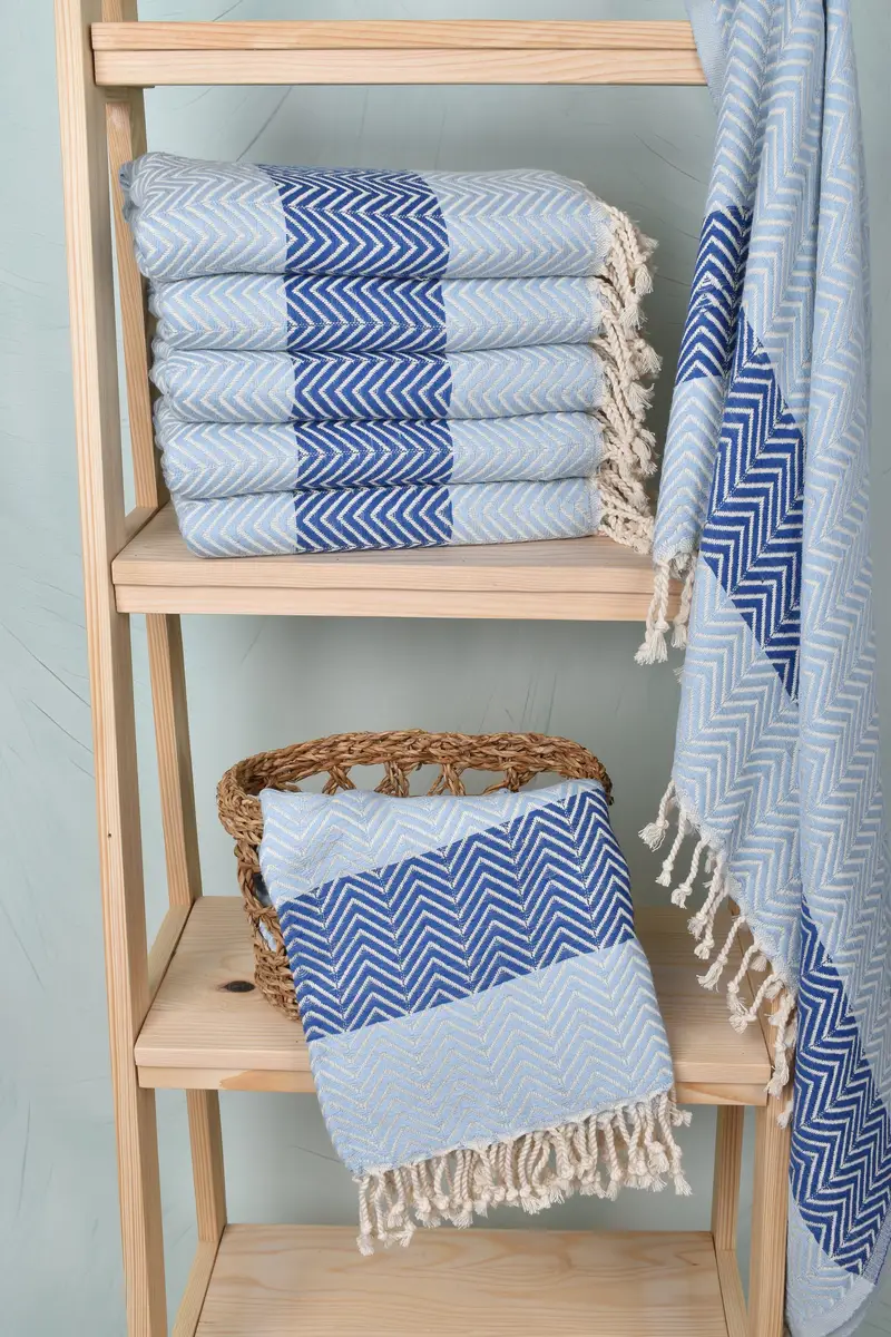 70x40 Cotton Chevron Towel, Personalized Home Gift Wedding, Personalised Gift, Personalized Wedding Gift, Personalized Gift, Bridesmaid Gift - 3