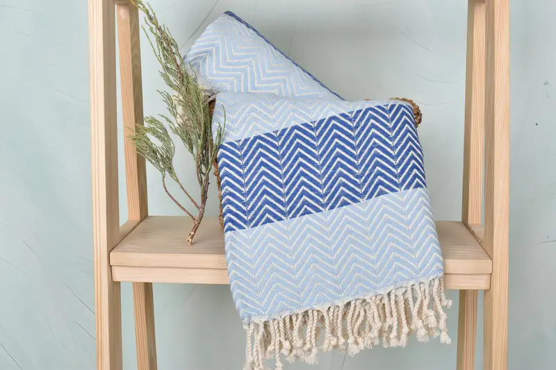 70x40 Cotton Chevron Towel, Personalized Home Gift Wedding, Personalised Gift, Personalized Wedding Gift, Personalized Gift, Bridesmaid Gift - 4