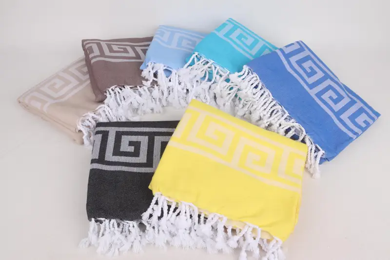 Christmas Gift, Housewarming Gift, Yoga Towel, Sand-resistant towel, Gym Towel, Luxury towel, 70x40 Cotton Patterned Towel, Customized Turkish Towel - 2