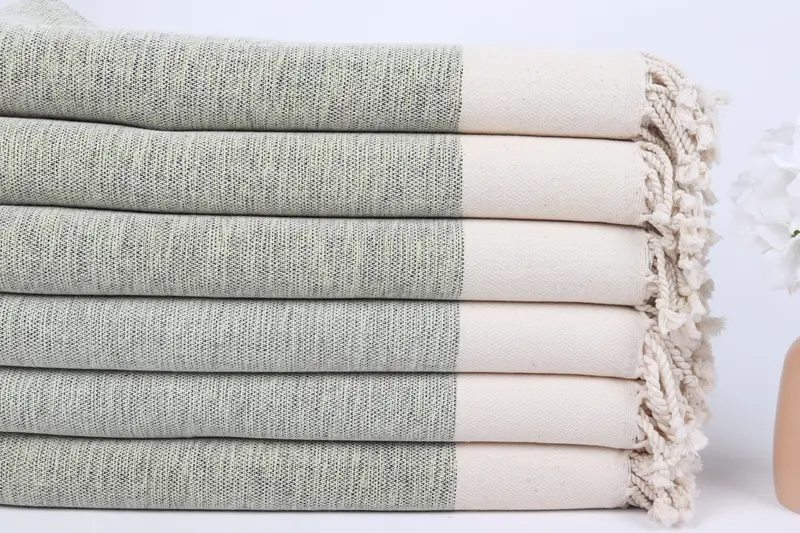 64x40 Cotton Flat Towel, Custom Wedding Gift, Christmas Gift, Beach Towel Gift, Best Beach Towel, Oversized lightweight Turkish bath towel USA - 3