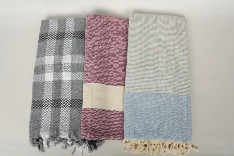 Soft towel, Fouta towel, Organic Cotton Towel, Turkish Towel Beach, 70x40 Cotton Set of 10 Towel, Gift For The Home Decor, Gift For Boyfriend - 8