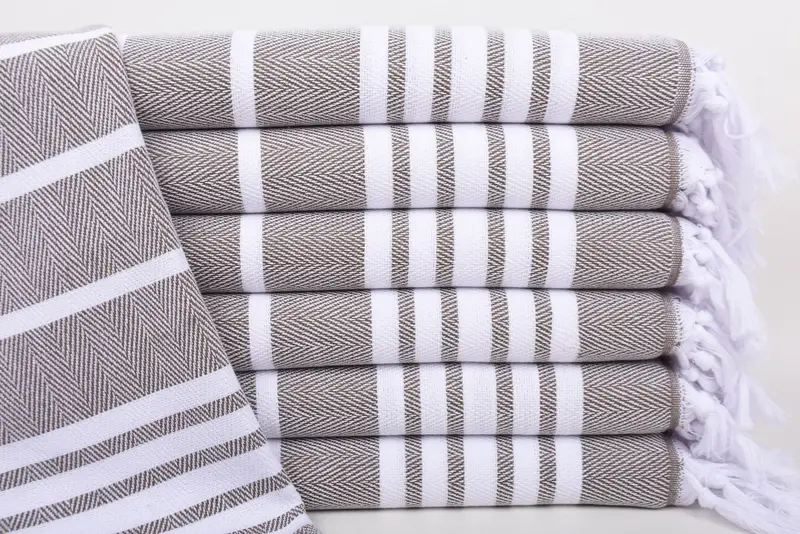 40x20 Cotton Zig zag Towel, Personalized Gifts, Organic Towel, Personalized Wedding Gift, Personalized Dish Towel, Custom Hand Towel, Summer Towel - 1