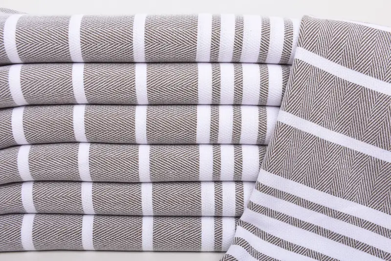40x20 Cotton Zig zag Towel, Personalized Gifts, Organic Towel, Personalized Wedding Gift, Personalized Dish Towel, Custom Hand Towel, Summer Towel - 2