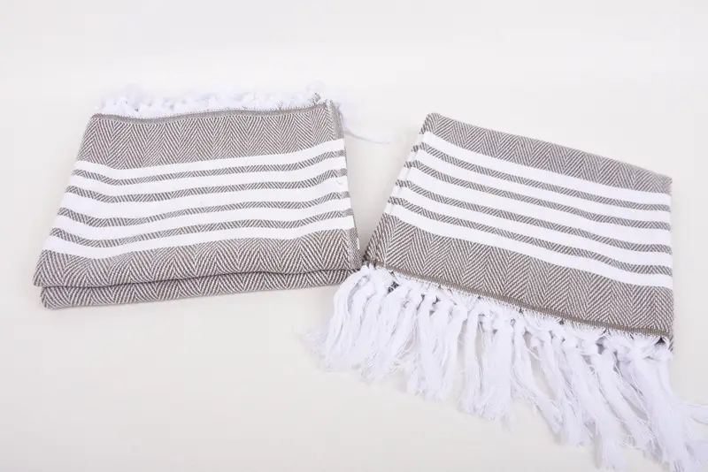 40x20 Cotton Zig zag Towel, Personalized Gifts, Organic Towel, Personalized Wedding Gift, Personalized Dish Towel, Custom Hand Towel, Summer Towel - 7