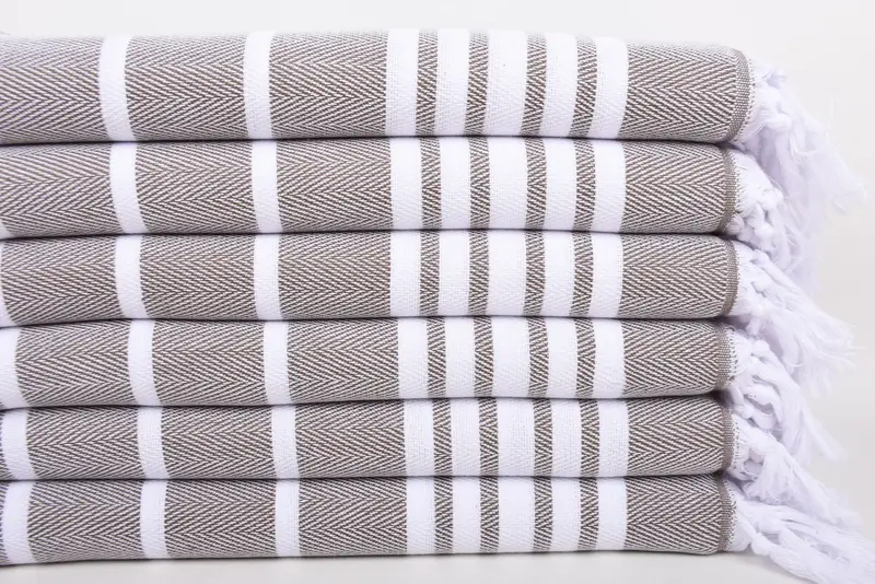 40x20 Cotton Zig zag Towel, Personalized Gifts, Organic Towel, Personalized Wedding Gift, Personalized Dish Towel, Custom Hand Towel, Summer Towel - 3