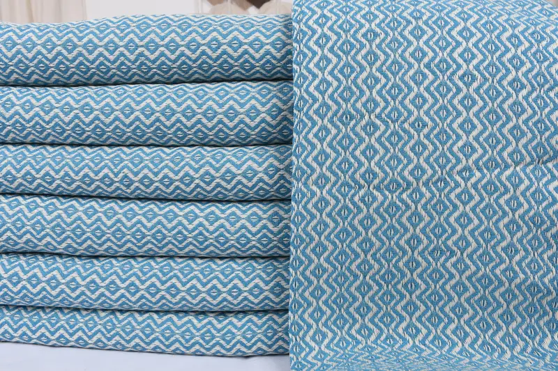 Personalized Blanket, Decorative Blanket, Customized Turkish Blanket, Throw Blanket Couch, Shower Curtain, 96x80 Cotton Diamond Towel, Gift For Mom - 3