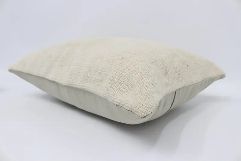 Kilim Pillow, Turkish Pillow, Hippie Throw Pillow, Bed Pillow Cover, Cushion Cover, One Of A Kind Cushion Case, Gift Pillow, 16x24 Beige Pillow Sham - 6
