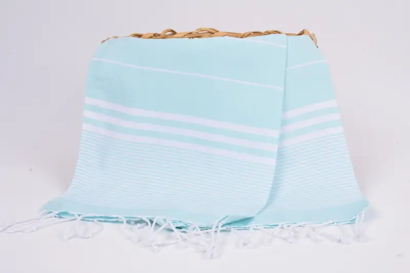 Monogrammed Turkish Towel, 40x24 Cotton Striped Towel, Home Decor Gifts, Wedding Favors, Kitchen Towel, Gym Towel, Wedding Gift, Bridal Shower Gifts - 5