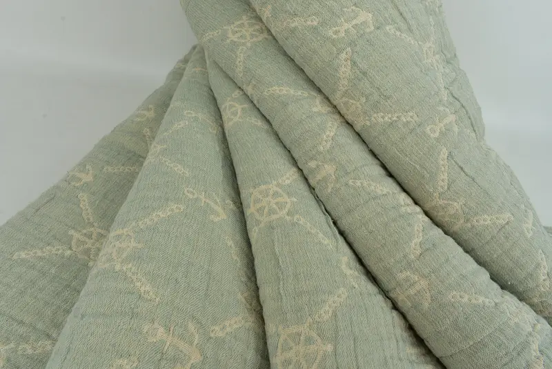 Personalized Home Gift Wedding, Bridal Gifts, Custom Blanket, Organic Throw, 88x68 Cotton Marine Design Towel, Wedding Favors, Throw Blanket Couch - 6