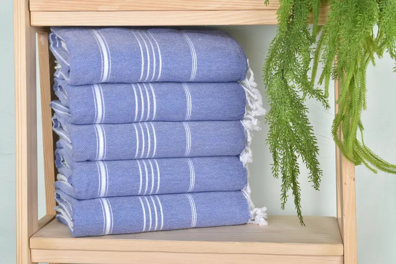 Turkish bath towel, Best Friend Christmas Gift, 70x40 Cotton Striped Towel, Custom Wedding Gift, Monogram Turkish Bath Towel, Turkish hand towel - 1
