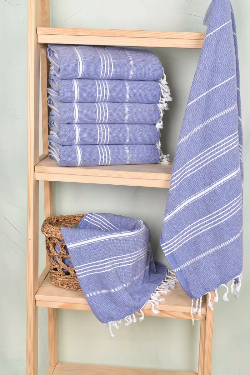 Turkish bath towel, Best Friend Christmas Gift, 70x40 Cotton Striped Towel, Custom Wedding Gift, Monogram Turkish Bath Towel, Turkish hand towel - 3