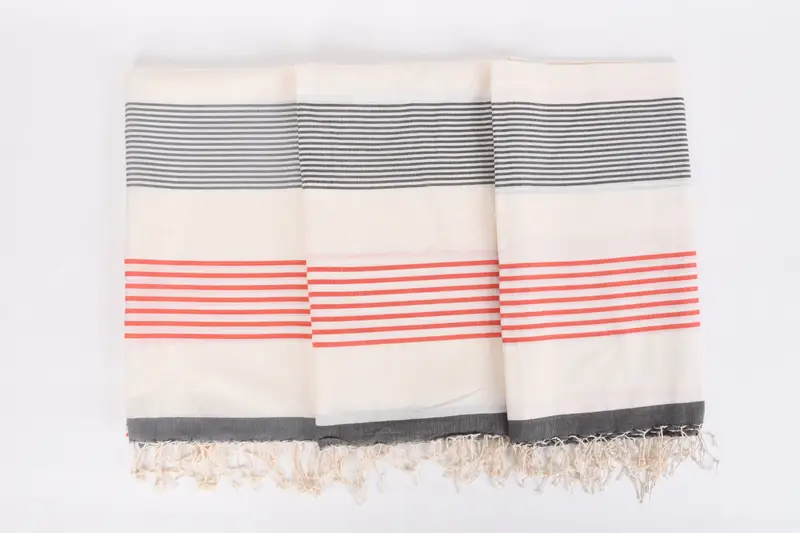 70x40 Cotton Striped Towel, Beach Towel Bulk, Unique Wedding Gift, Monogrammed Beach Towel, Yoga Towel, House Warming Gift, Lightweight towel - 7