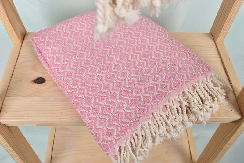 Spa Towel, Bride Gift, 70x40 Cotton Diamond Towel, Personalized Turkish Towel, Absorbent towel, Sand-Resistant Peshtemal, Lightweight Turkish towel - 5