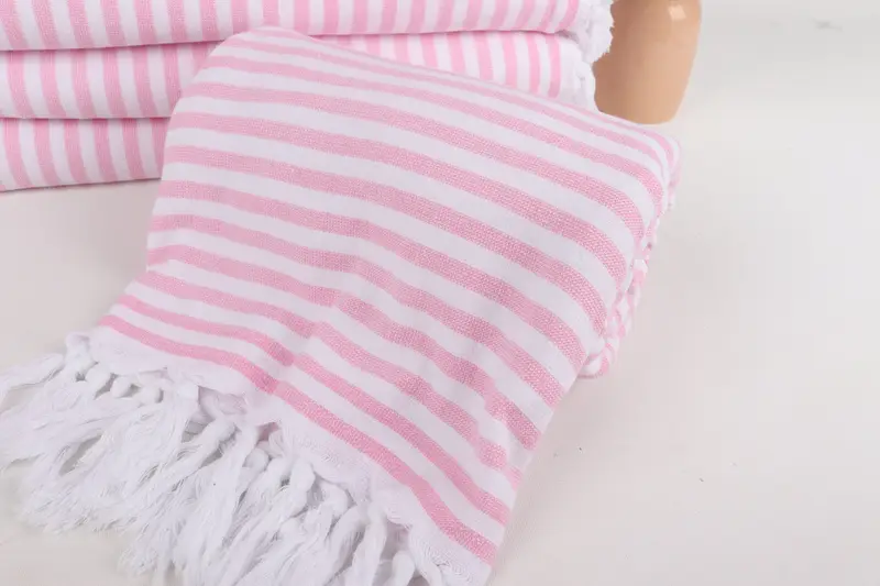 70x36 Linen Terry Striped Towel, Engagement Gift, Custom Beach Towel, Beach Towel Bulk, Bachelorette Party Favors, Spa Towel, Custom Towel Beach - 4