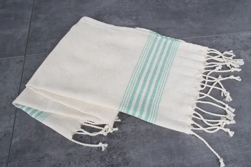 36x18 Linen Striped Towel, Gift For Her, Bathroom Towels, Personalized Dish Towel, Gifts For Him, Best Friend Gift Ideas, Personalized Hand Towel - 5
