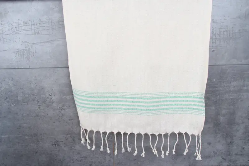 36x18 Linen Striped Towel, Gift For Her, Bathroom Towels, Personalized Dish Towel, Gifts For Him, Best Friend Gift Ideas, Personalized Hand Towel - 8