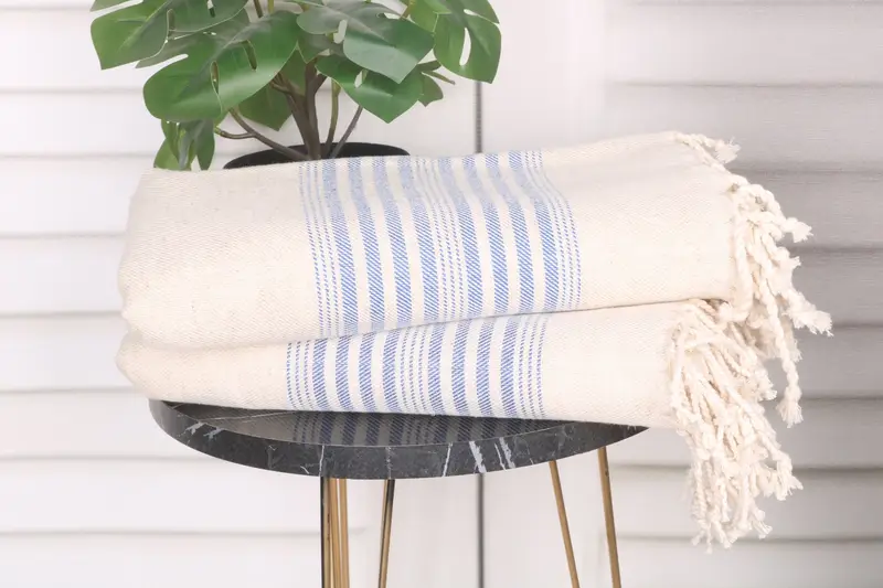 Custom Wedding Gift, Bachelorette Party Favors, 68x40 Linen Striped Towel, Sand-resistant towel, Monogrammed Turkish Towel, Bachelor Gift - 3