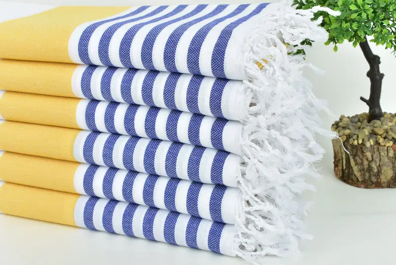 Friends Beach Towel, Beach towel, 70x40 Cotton Striped Towel, Valentines Day Gift For Her, Bachelorette Gifts, Bridal Party Gifts, Beach Towel Bulk - 3