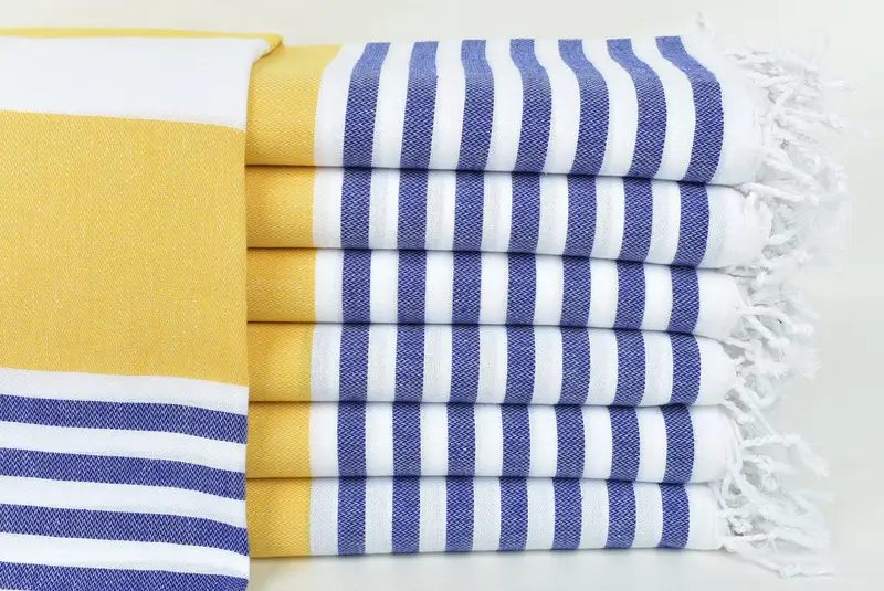 Friends Beach Towel, Beach towel, 70x40 Cotton Striped Towel, Valentines Day Gift For Her, Bachelorette Gifts, Bridal Party Gifts, Beach Towel Bulk - 1