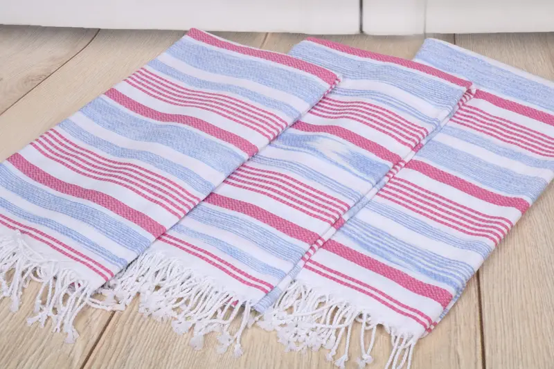 Memorial Gift, Sand-resistant Turkish towel for travel, 70x40 Cotton Striped Towel, Gift For Her, Monogram Turkish Towel, Wedding Gifts Towel - 6