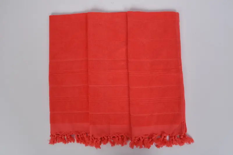 Toalla de mano de baño, regalo de San Valentín para ella, toalla de cocina personalizada, poca de té turca, toallas de baño pequeñas, toalla de terry a rayas de algodón 40x18 - 7