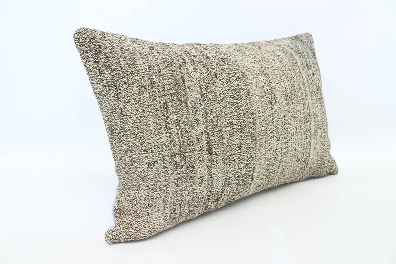 16x24 Beige Pillow Cover, Turkish Kilim Pillow, Boho Pillow Sham Cover, Pillow Case, Handmade Kilim Cushion, Boho Throw Pillow Case - 3