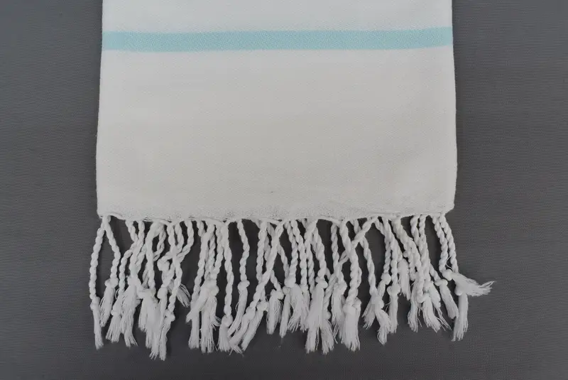 Monogrammed Hand Towel, First Wedding Anniversary Gift, Bridesmaid Gifts, 40x24 Cotton Striped Towel, Personalized Turkish Towel, Turkish Tea Towel - 6