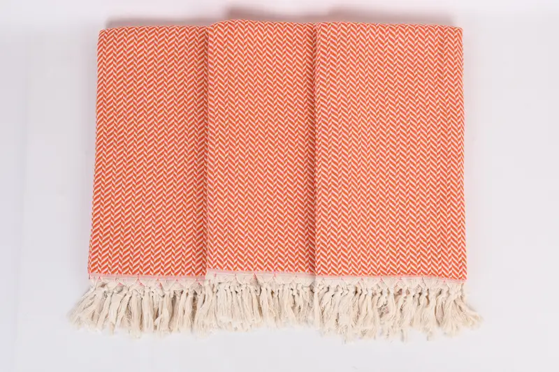 Gift For Him, 70x40 Cotton Chevron Towel, Organic Turkish towel, Turkish hand towel, Valentines Day Gift For Her, Boyfriend Christmas Gift - 7