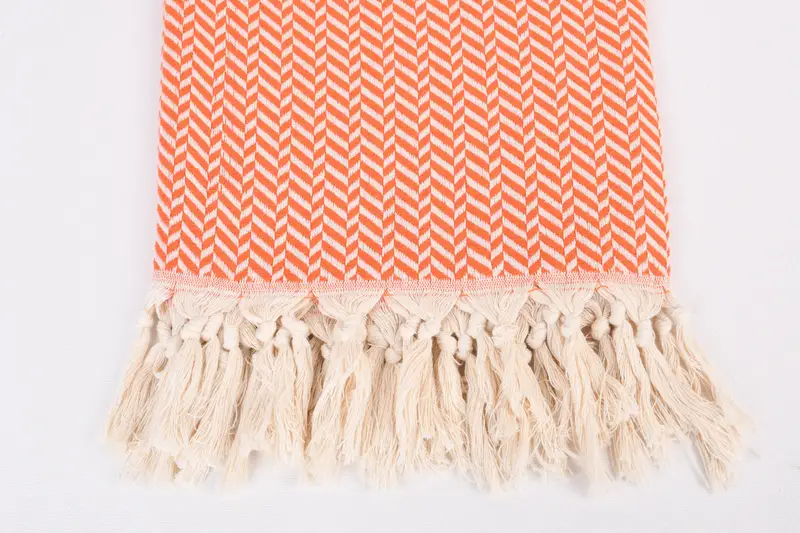Gift For Him, 70x40 Cotton Chevron Towel, Organic Turkish towel, Turkish hand towel, Valentines Day Gift For Her, Boyfriend Christmas Gift - 3